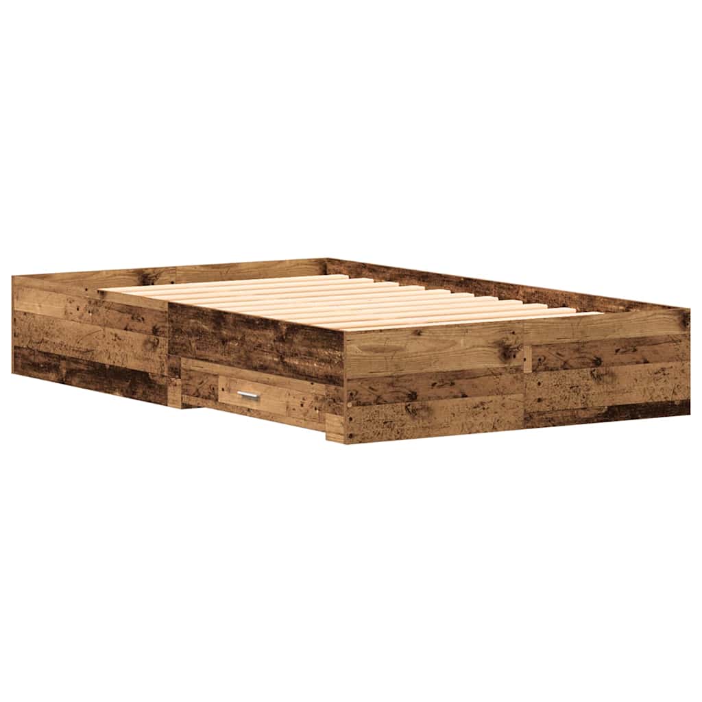 Krevetna konstrukcija Staro drvo 120 x 200 cm Konstruirano drvo