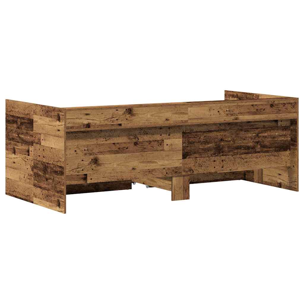 Krevet na dan Staro drvo 100 x 200 cm Konstruirano drvo