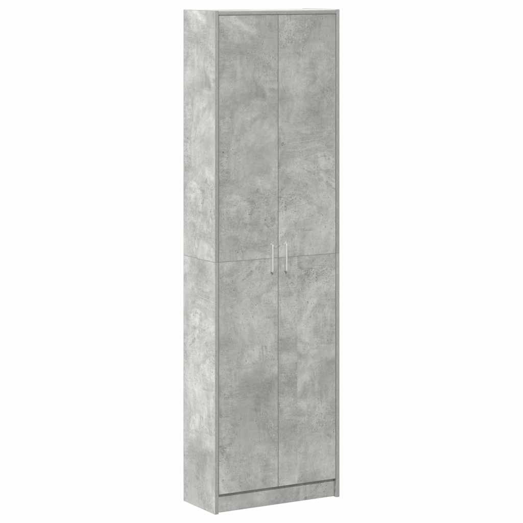 Ormarić Betonski sivi 55 x 25 x 189 cm Konstruirano drvo
