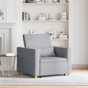 Sofa na razvlačenje Singl Svjetlosiva 90 x 165 x 87 cm tkanina