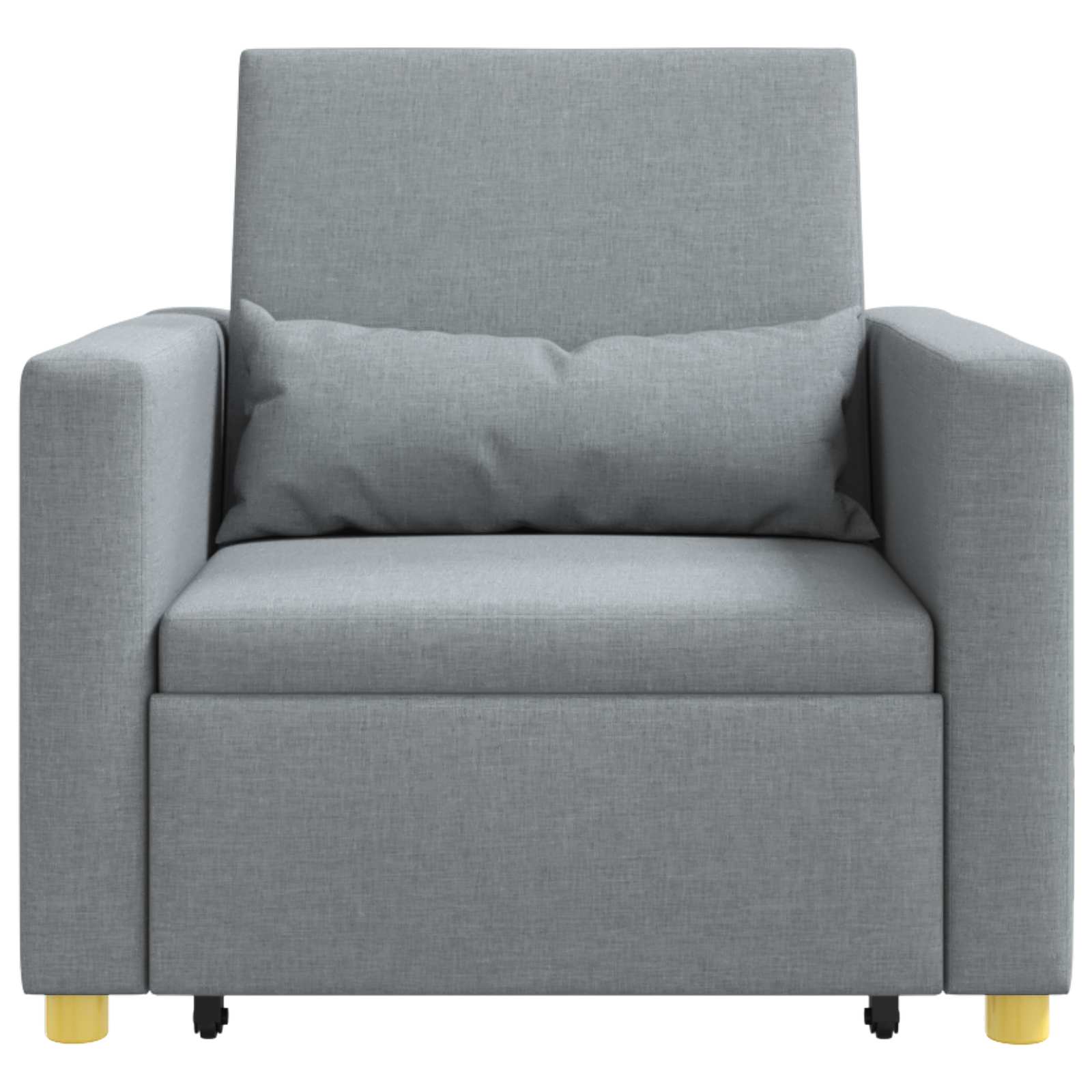 Sofa na razvlačenje Singl Svjetlosiva 90 x 165 x 87 cm tkanina