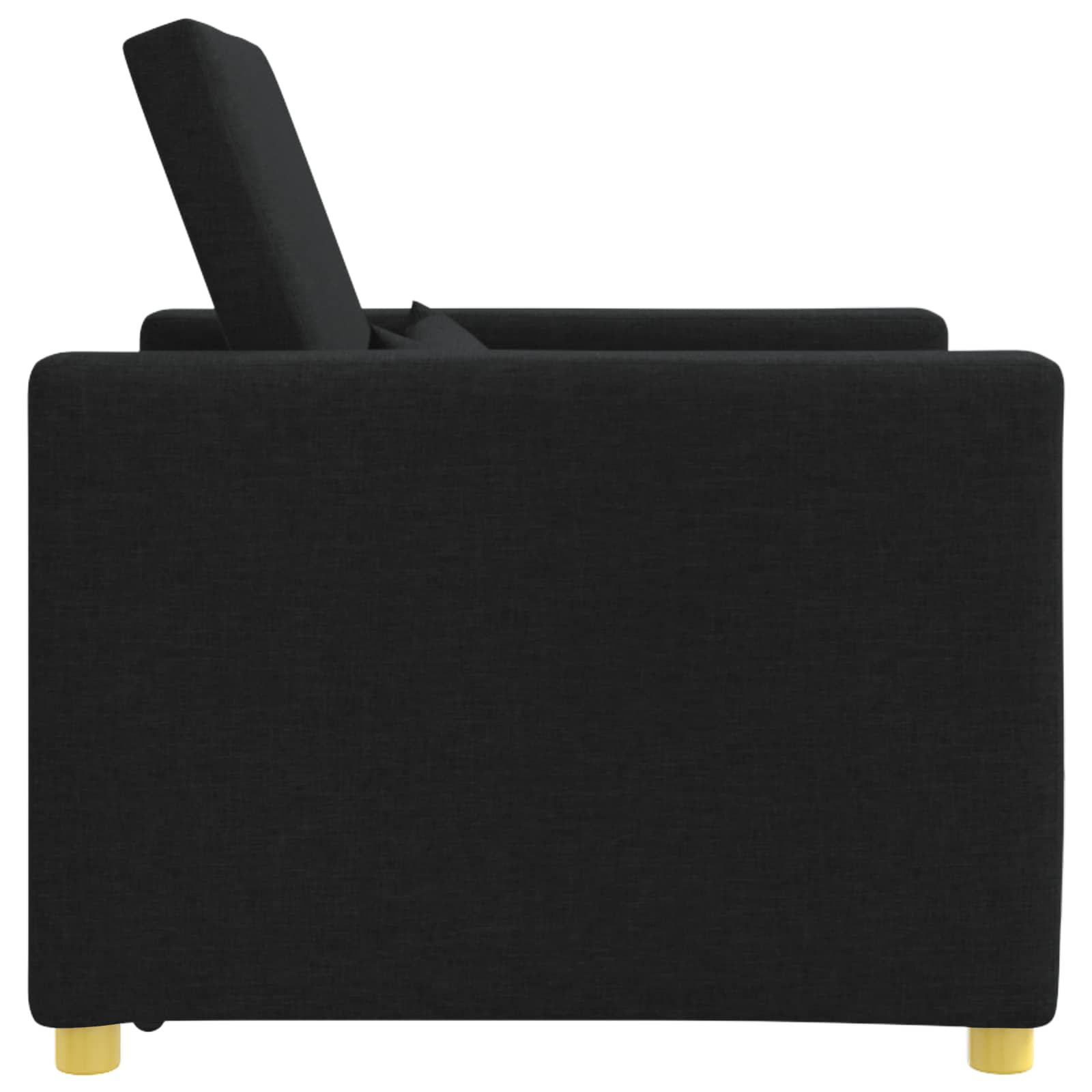 Sofa na razvlačenje Singl Crna 90 x 165 x 87 cm tkanina