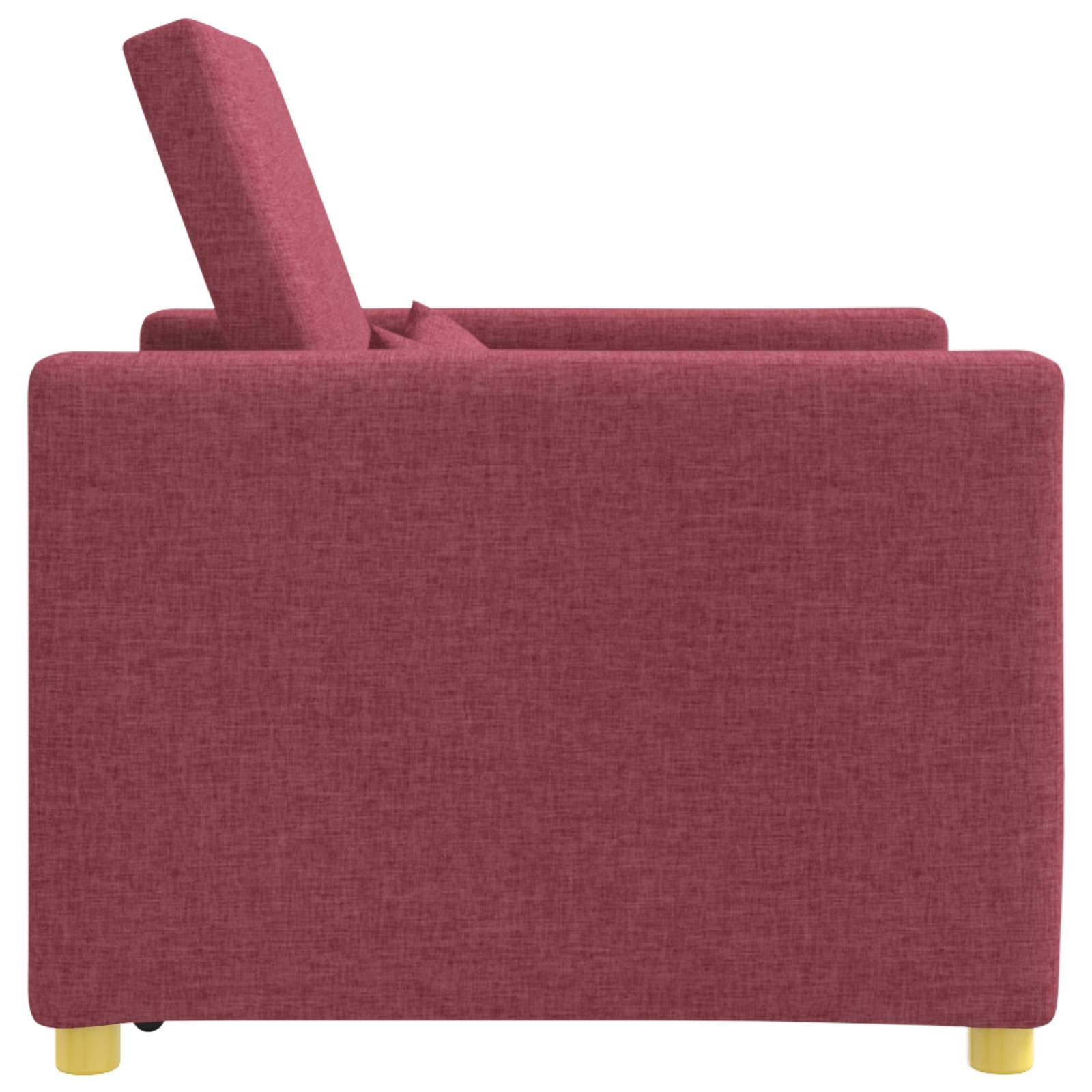Sofa na razvlačenje Singl boja crnog vina 90 x 165 x 87 cm