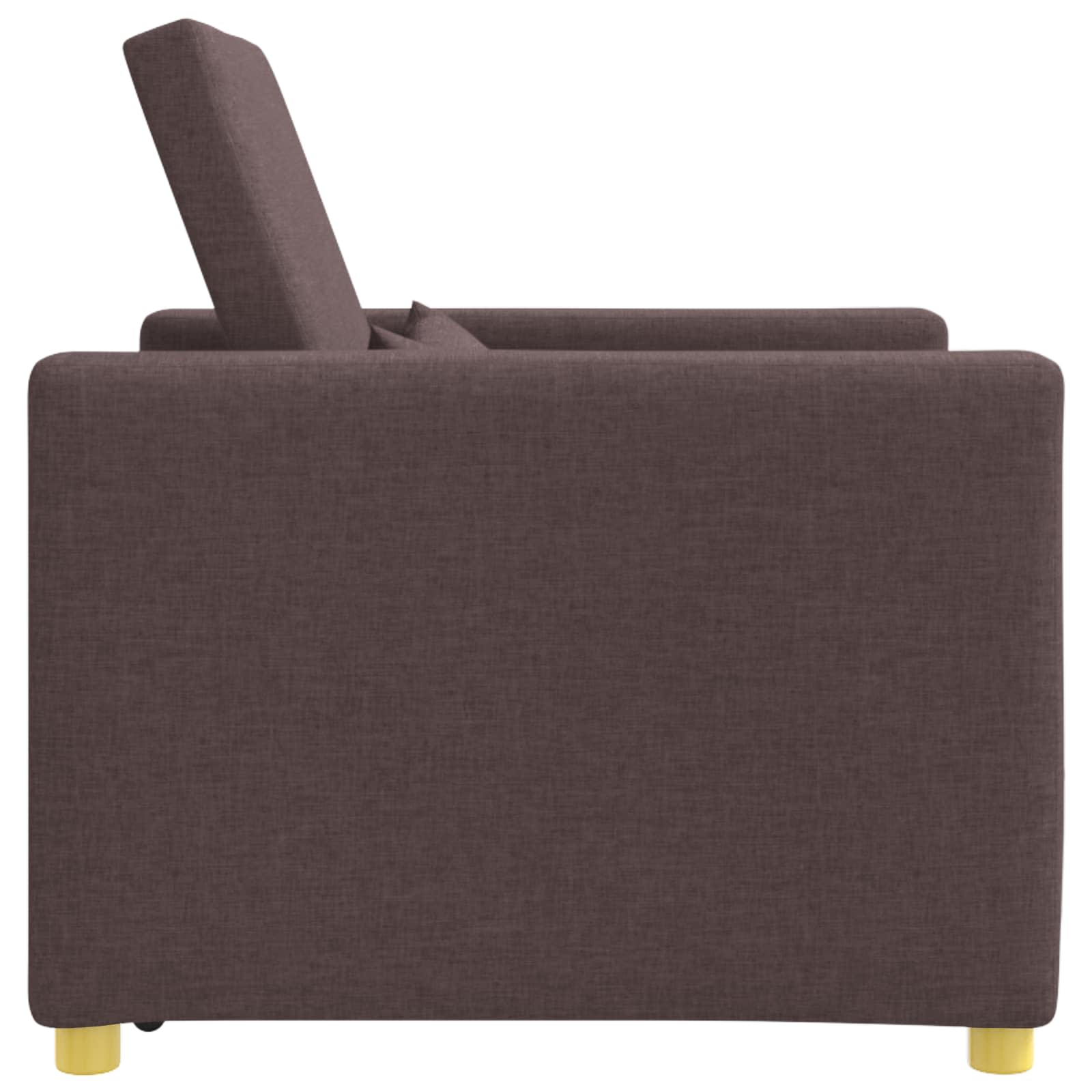 Sofa na razvlačenje Singl Tamno smeđa 90 x 165 x 87 cm tkanina