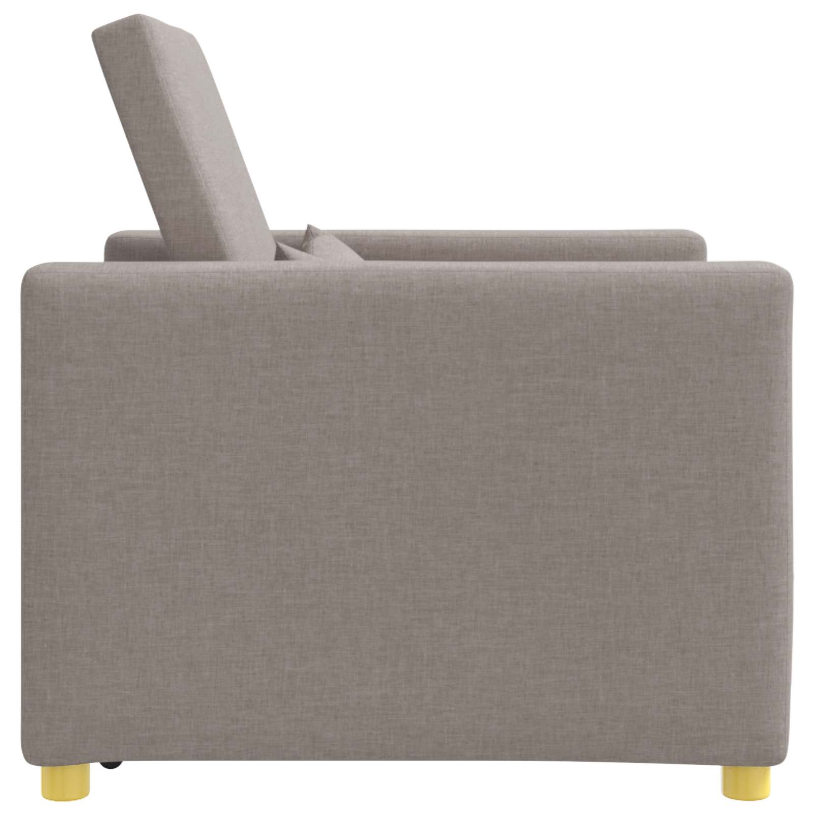 Sofa na razvlačenje Singl Sivo-smeđa 90 x 165 x 87 cm tkanina