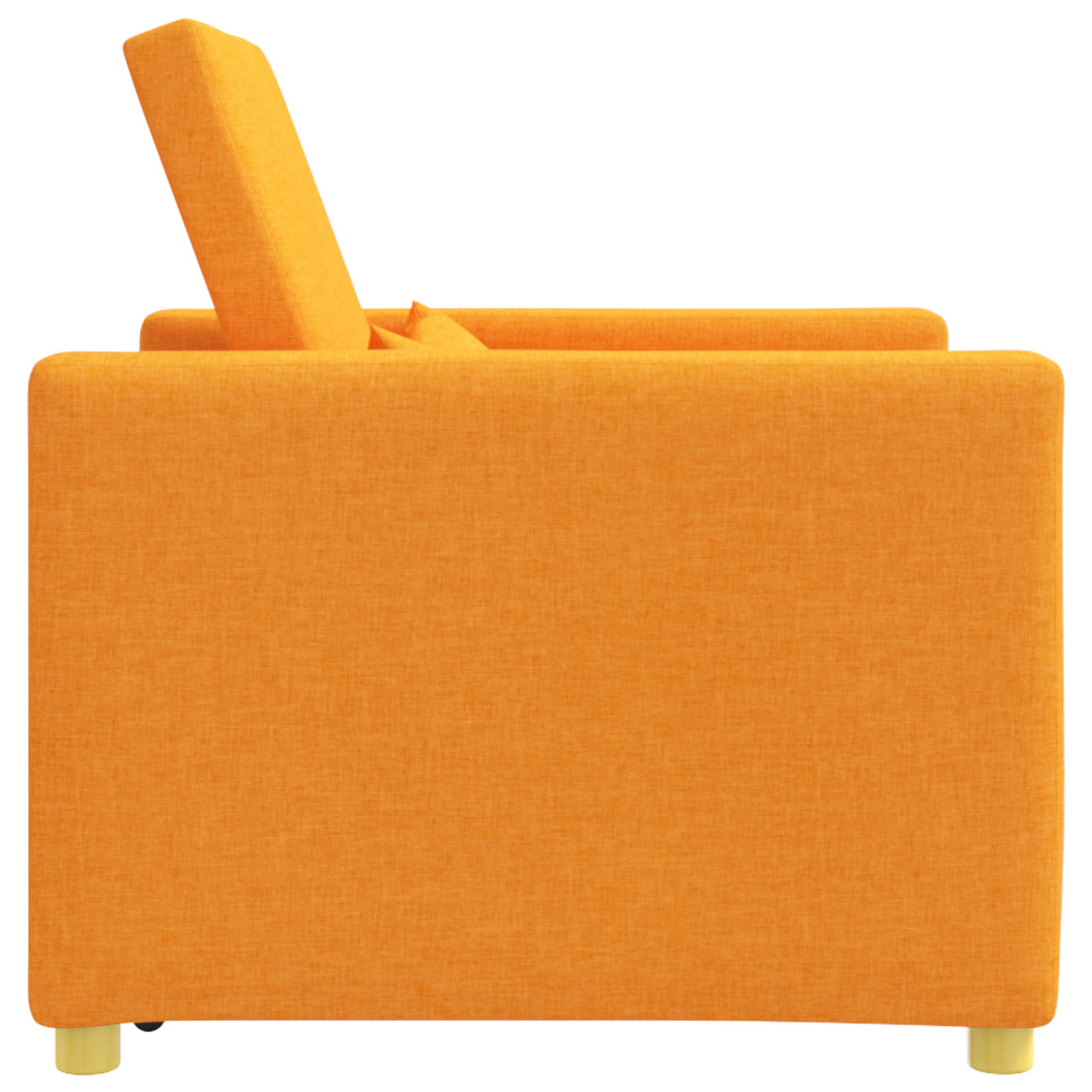 Sofa na razvlačenje Singl Tamnožuta 90 x 165 x 87 cm tkanina