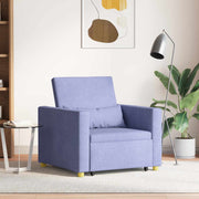 Sofa na razvlačenje Singl Trapere plave boje 90 x 165 x 87 cm