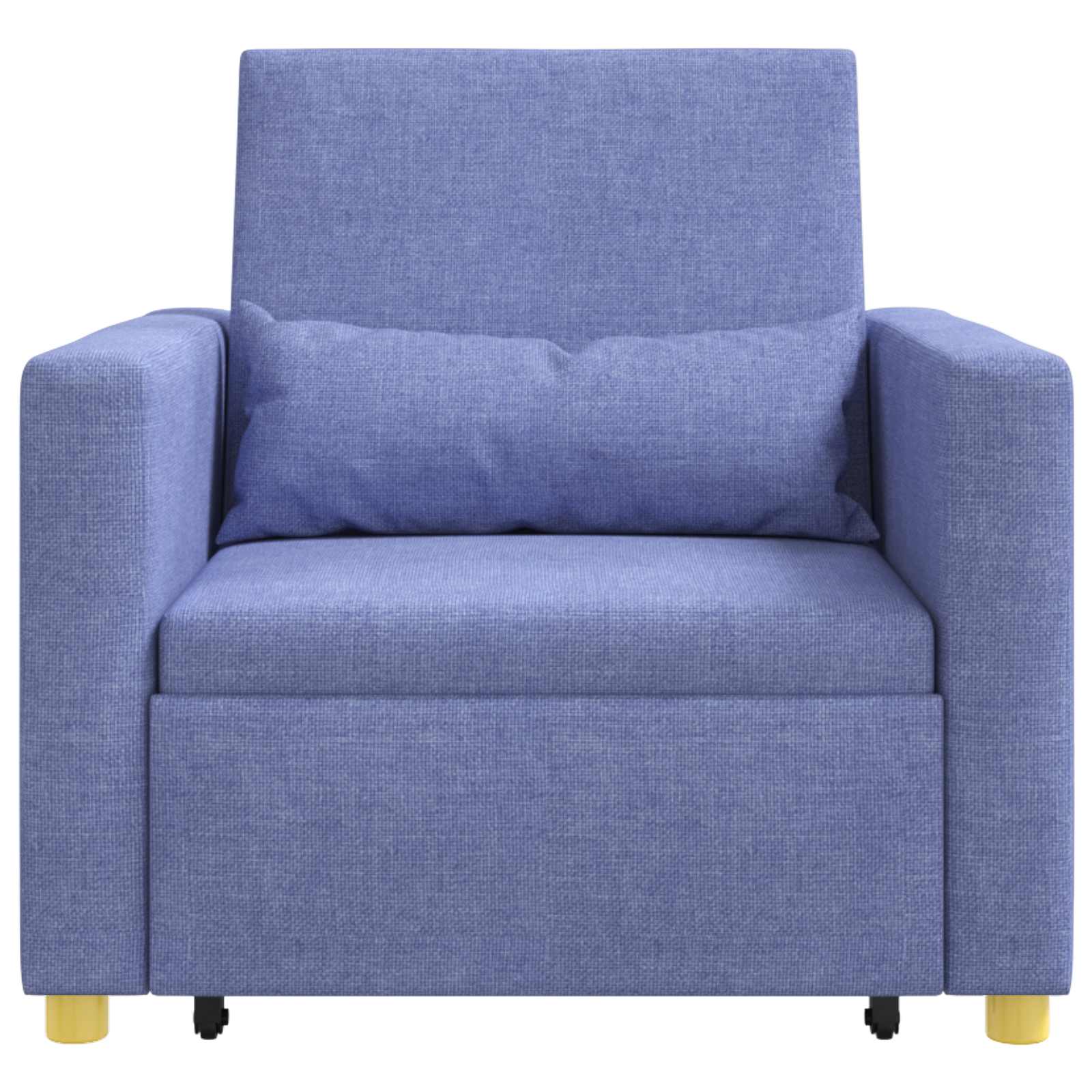 Sofa na razvlačenje Singl Trapere plave boje 90 x 165 x 87 cm