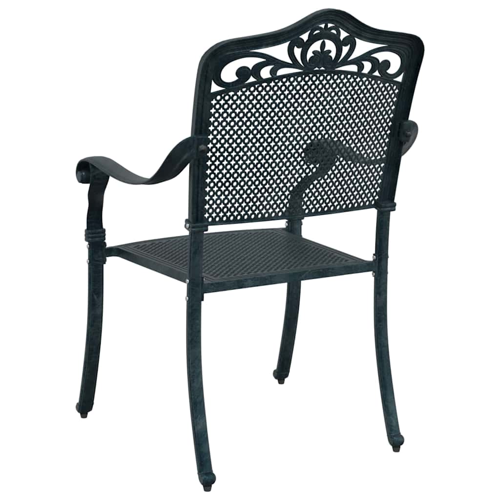 Vrtna stolica 2 pcs Zelena 64 x 62 x 93cm Aluminij