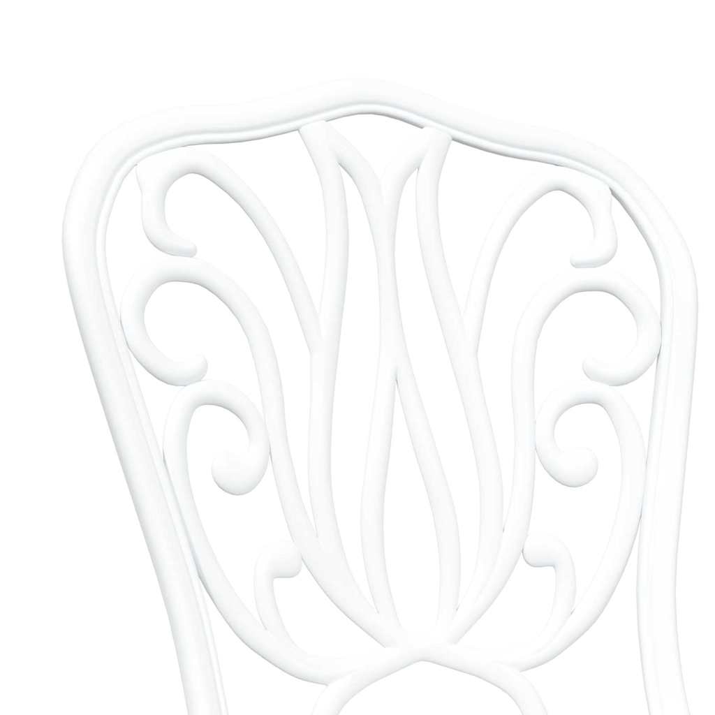 Bistro set za vrt 3 pcs Bijelo Aluminij
