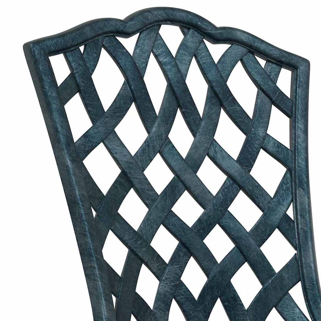 Vrtna stolica 2 pcs Zelena 39 x 40 x 87cm Aluminij