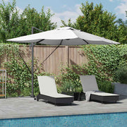 Suncobran Pijesak 352 x 251 x 265 cm Poliester i aluminij