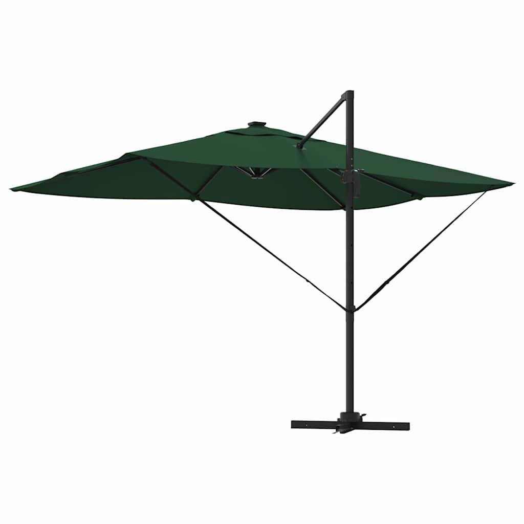 Suncobran Zelena 352 x 251 x 265 cm Poliester i aluminij