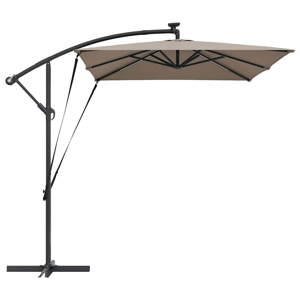 Suncobran Sivo-smeđa 294 x 200 x 270 cm Poliester i aluminij