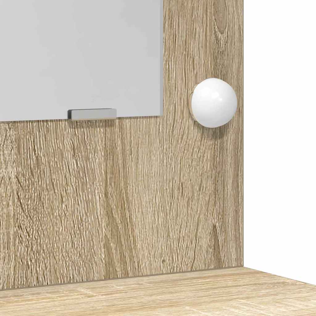 Toaletni stol Smeđa 78.5 x 41 x 135 cm Konstruirano drvo