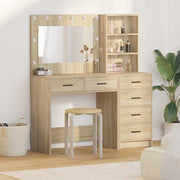 Toaletni stol Smeđa 78.5 x 41 x 135 cm Konstruirano drvo