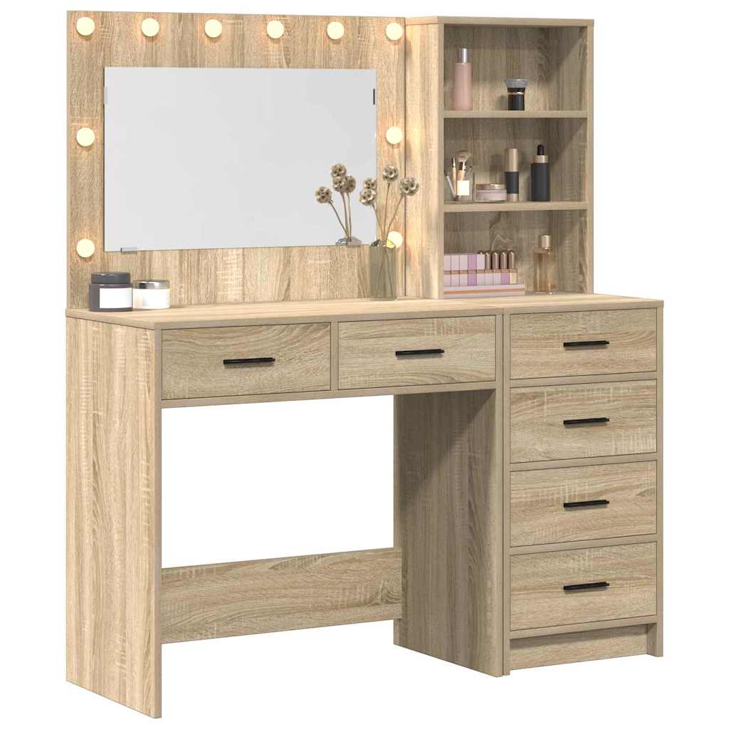 Toaletni stol Smeđa 78.5 x 41 x 135 cm Konstruirano drvo