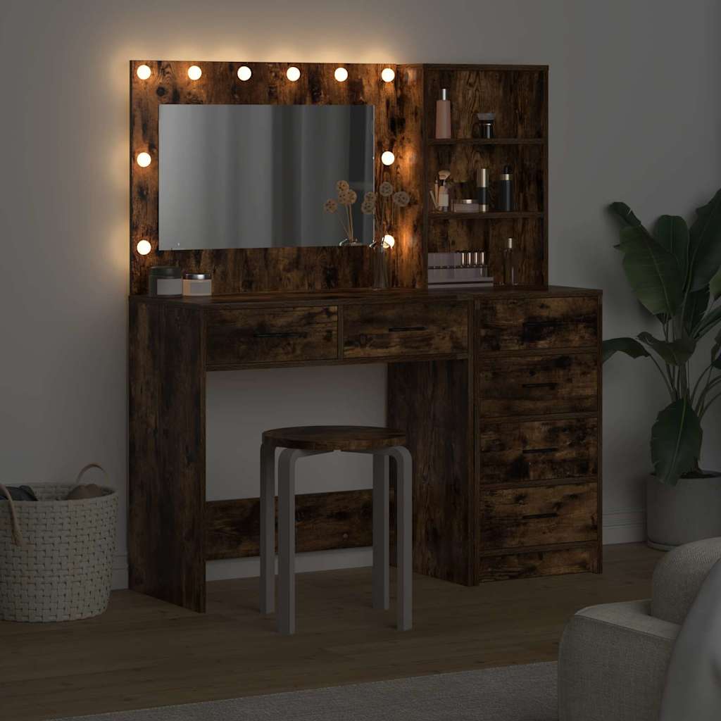 Toaletni stol Smeđa 78.5 x 41 x 135 cm Konstruirano drvo