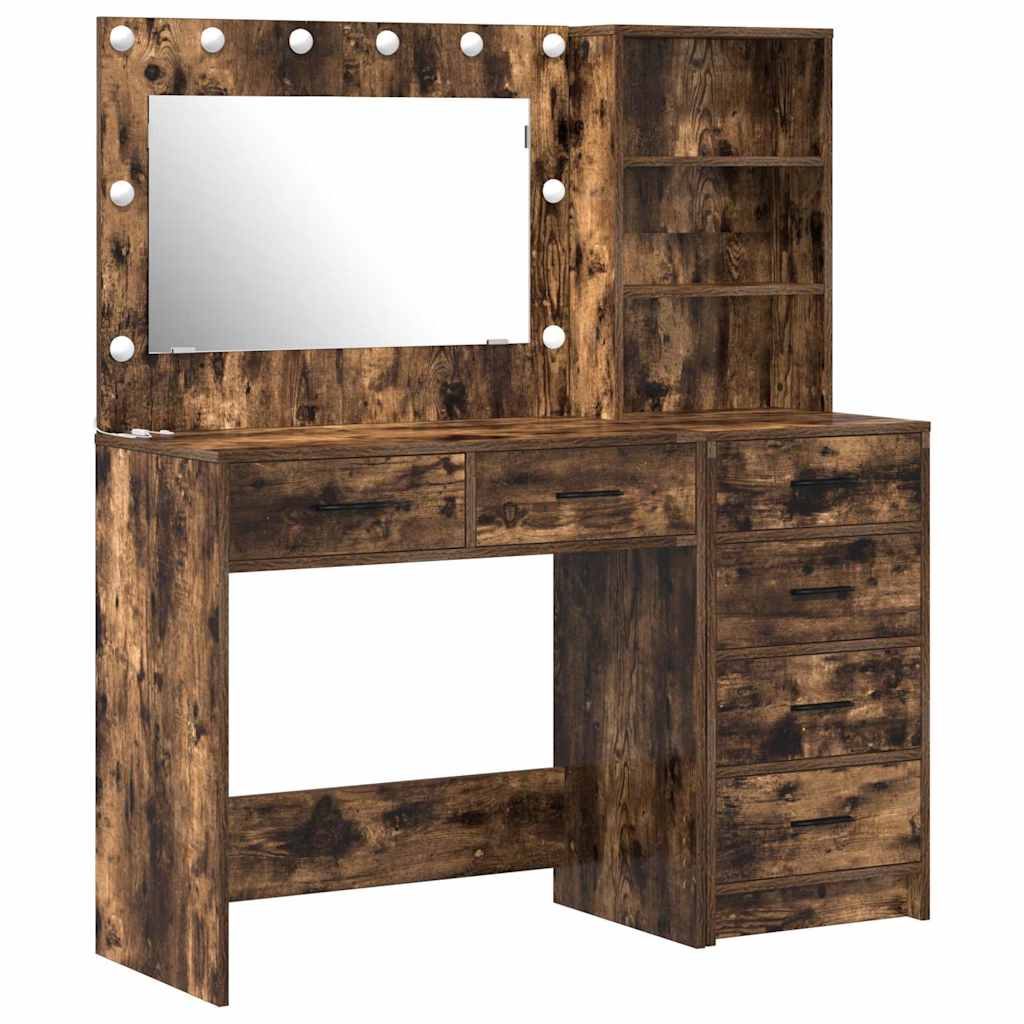 Toaletni stol Smeđa 78.5 x 41 x 135 cm Konstruirano drvo