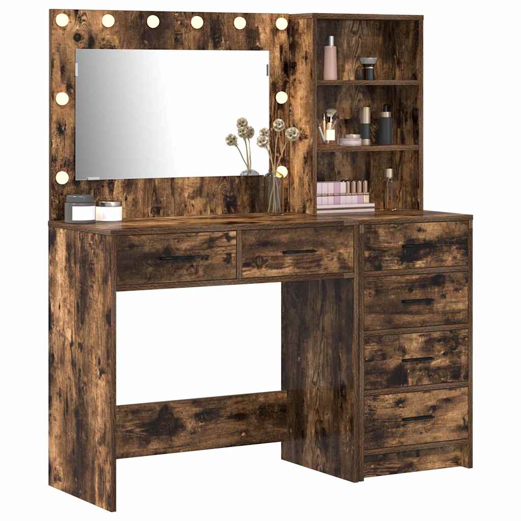 Toaletni stol Smeđa 78.5 x 41 x 135 cm Konstruirano drvo