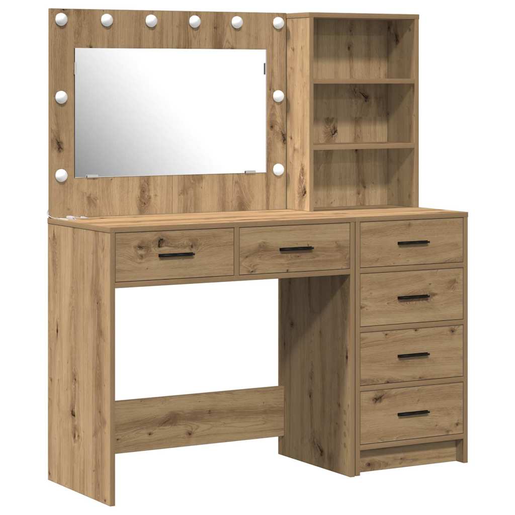 Toaletni stol Smeđa 78.5 x 41 x 135 cm Konstruirano drvo
