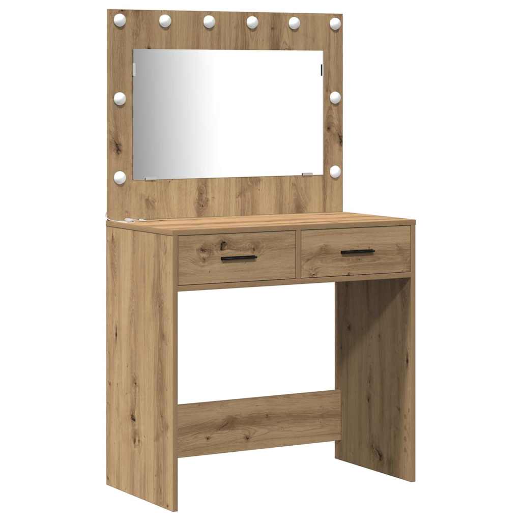 Toaletni stol Smeđa 78.5 x 41 x 135 cm Konstruirano drvo