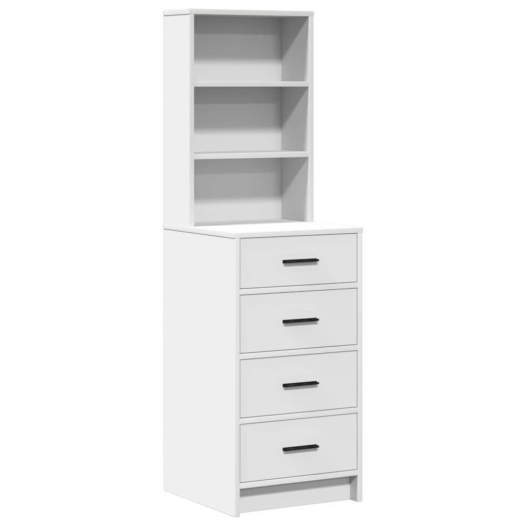 Toaletni stol 2 pcs Bijelo 50 x 41 x 135 cm Konstruirano drvo