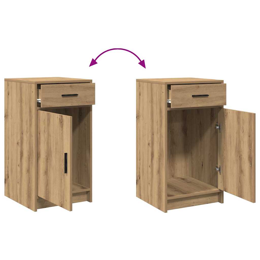 Toaletni stol s ladicama 2 pcs Smeđa Konstruirano drvo