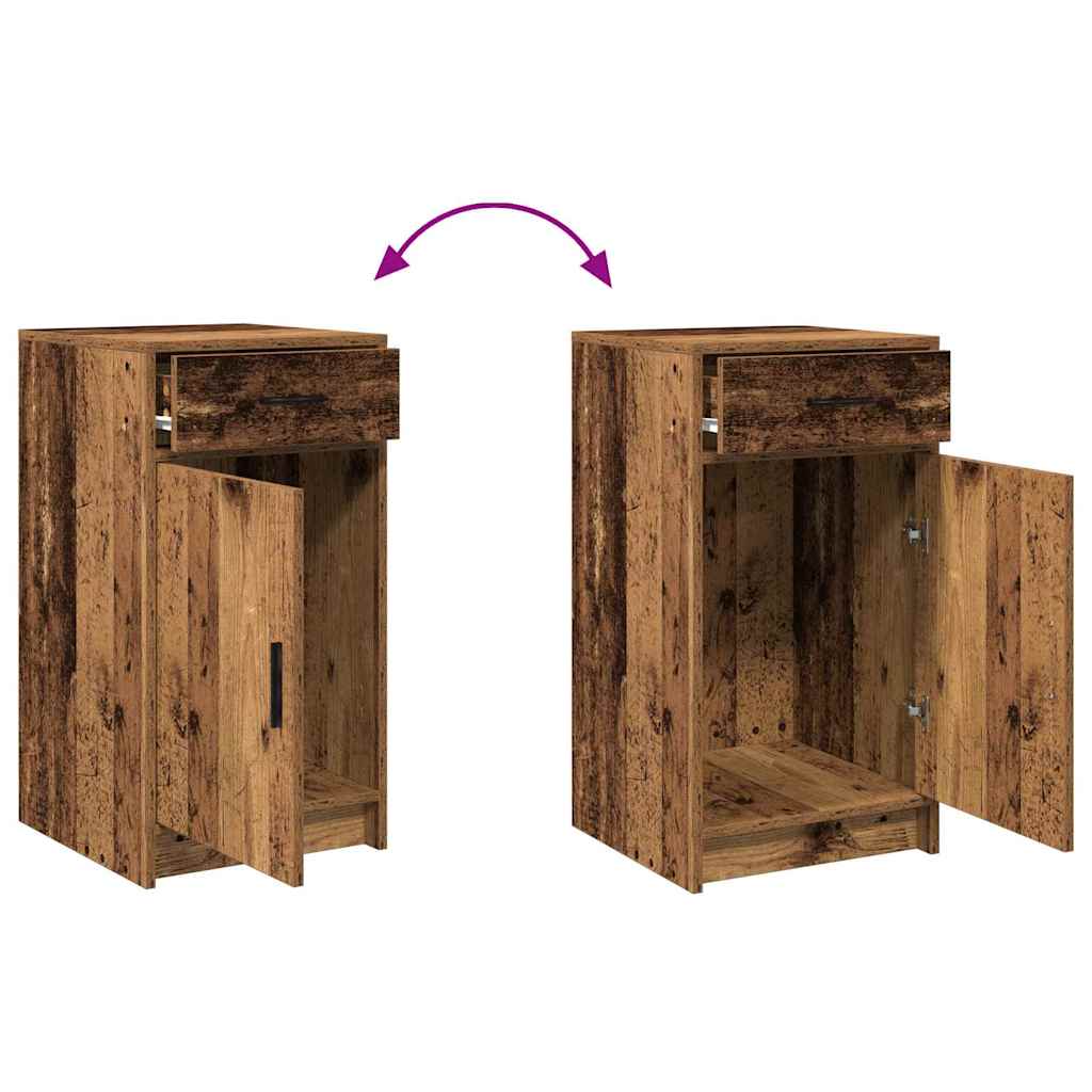 Toaletni stol 2 pcs Smeđa 50 x 41 x 135 cm Konstruirano drvo