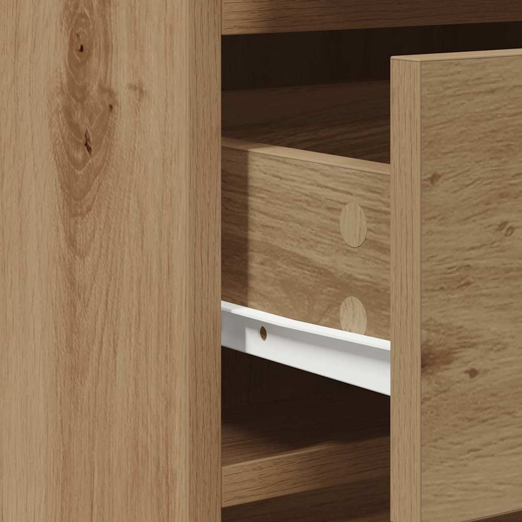 Toaletni stol 2 pcs Smeđa 50 x 41 x 135 cm Konstruirano drvo