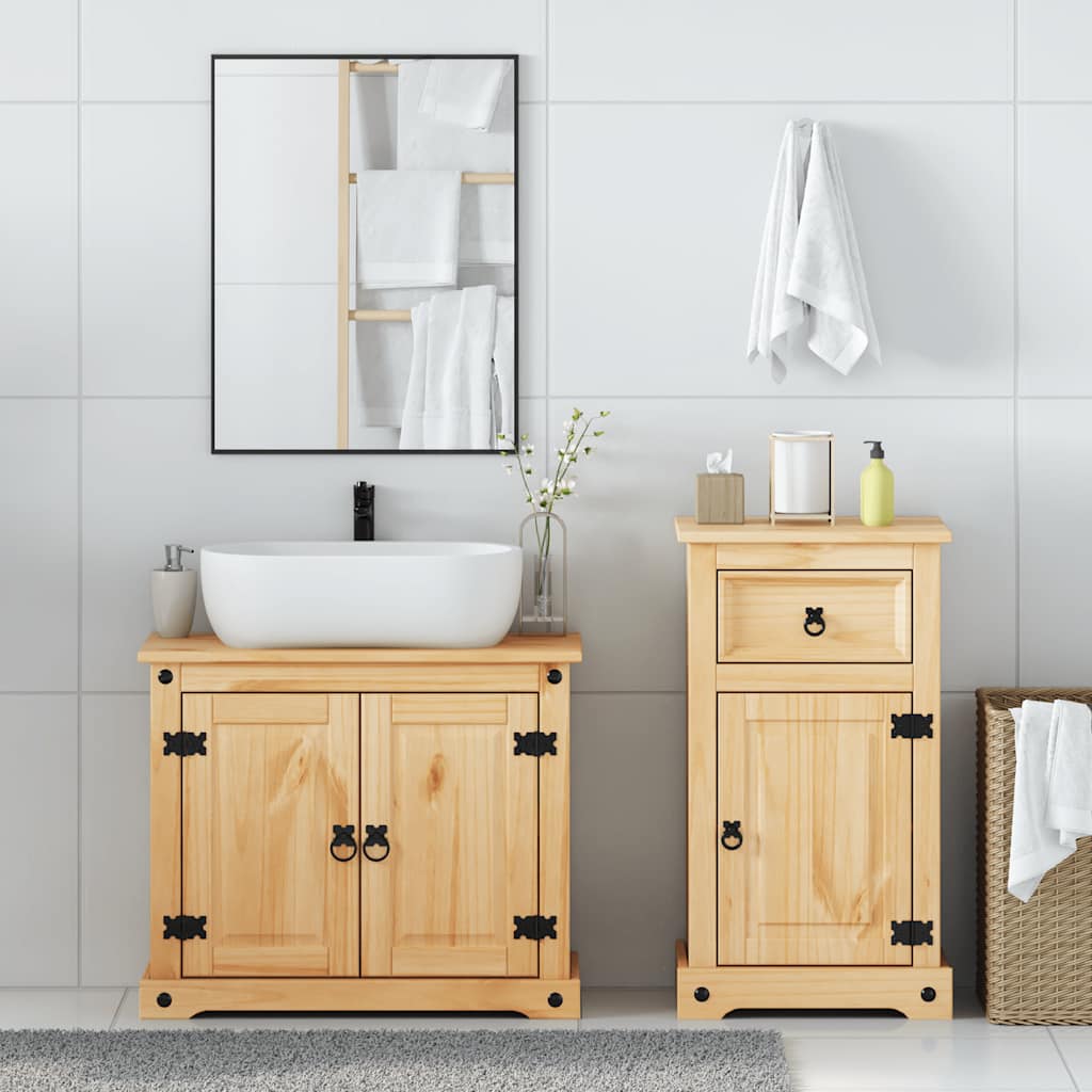 2-dijelni set kupaonskog namještaja Corona masivna borovina