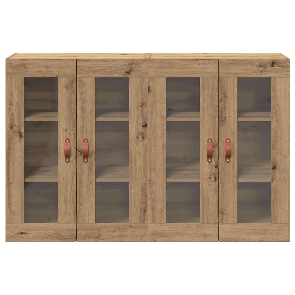 Zidni ormari 2 pcs Umjetnički hrast 69,5 x 34 x 90 cm