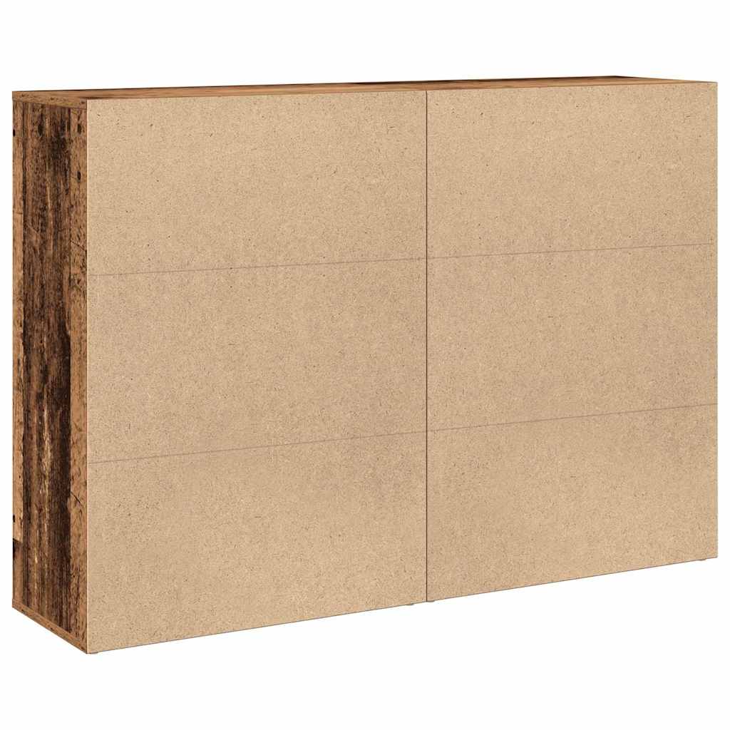 Kreveta 2 pcs Staro drvo 60 x 31 x 84 cm Konstruirano drvo