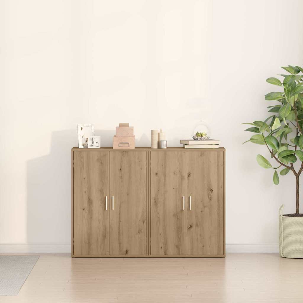 Kreveta 2 pcs Umjetnički hrast 60 x 31 x 84 cm
