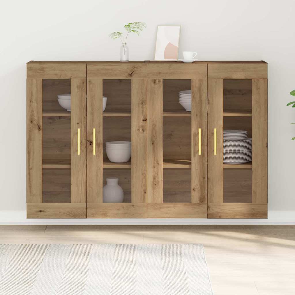 Zidni ormari 2 pcs Umjetnički hrast 69,5 x 34 x 90 cm