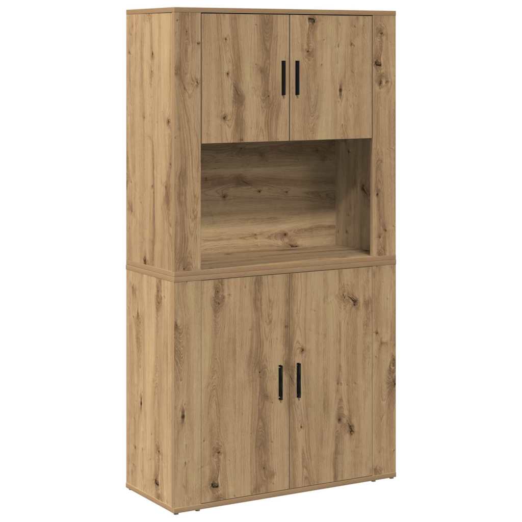 Highboard Umjetnički hrast 80 x 33 x 150 cm Konstruirano drvo