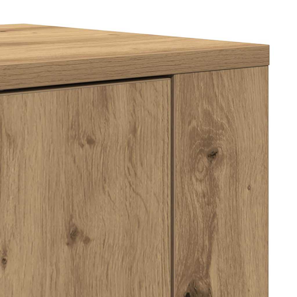Highboard hrast artisan 80 x 33 x 150 cm Konstruirano drvo