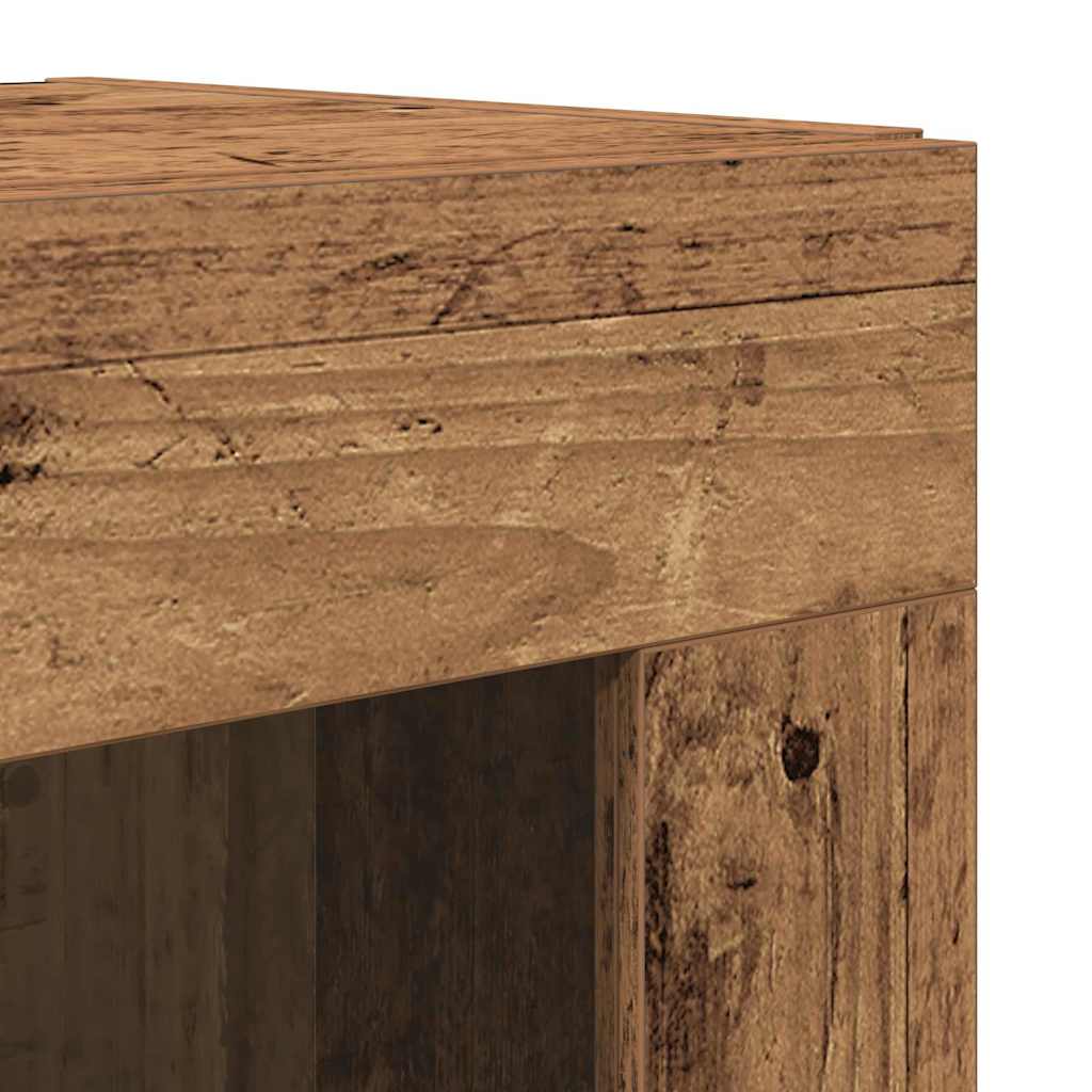 Highboard 2 pcs Staro drvo Konstruirano drvo