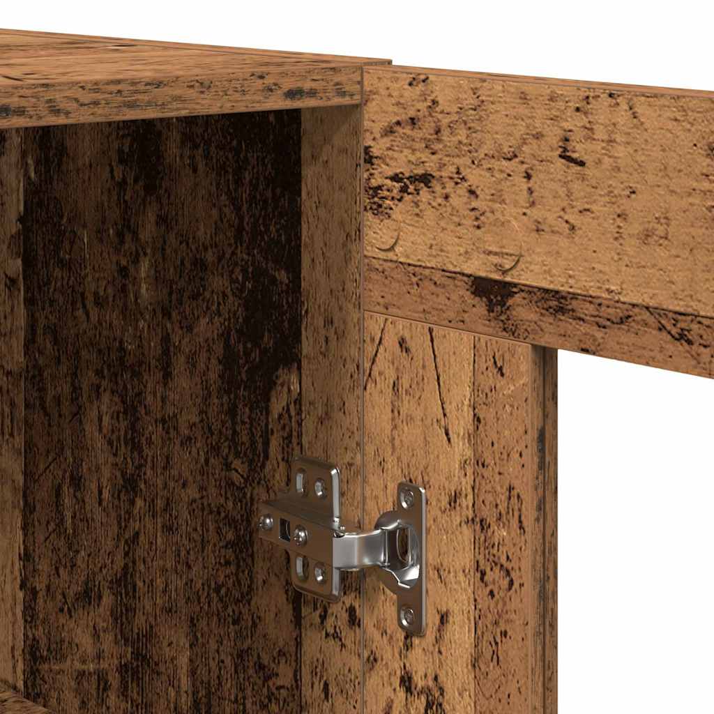 Highboard 2 pcs Staro drvo Konstruirano drvo