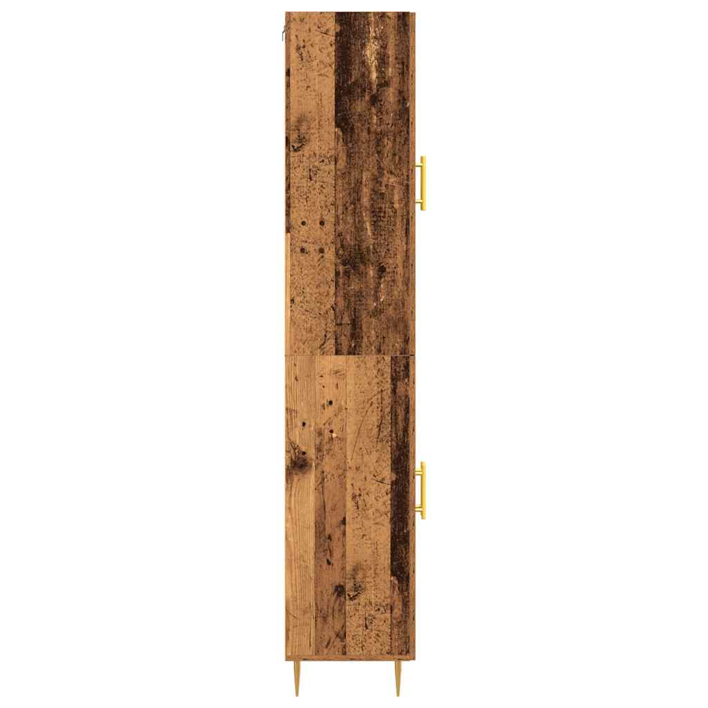 Highboard 2 pcs Staro drvo Konstruirano drvo