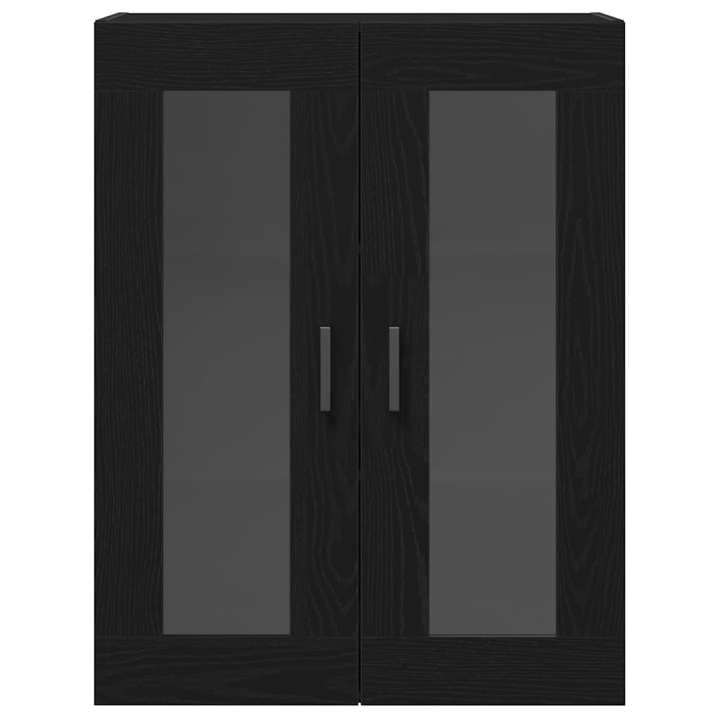 Highboard 2 pcs Crni hrast 69,5 x 34 x 180 cm Konstruirano drvo