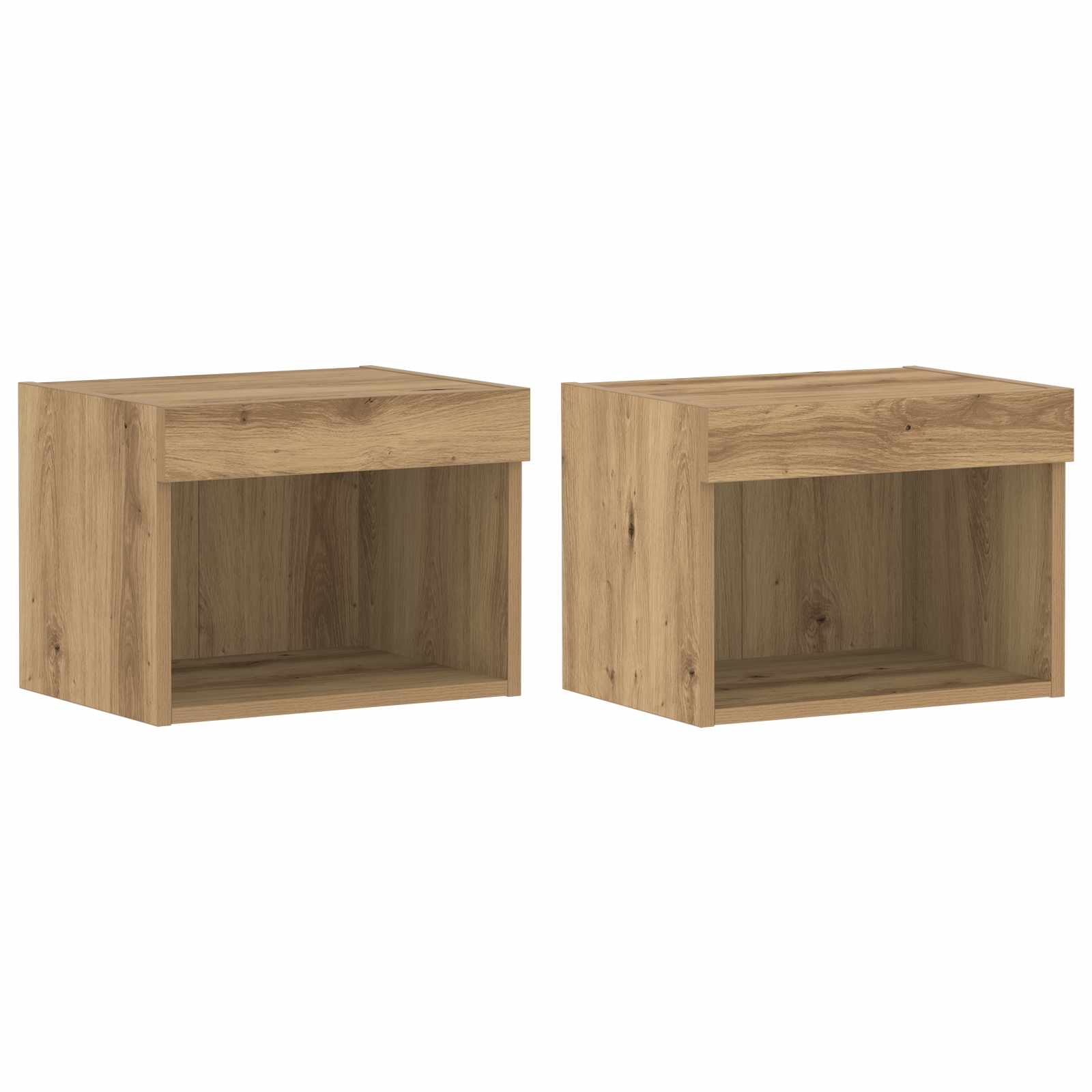 Set TV komoda Zidne 8 pcs hrast artisan Konstruirano drvo