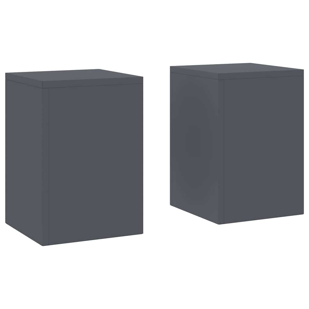 Stalak za biljke 2 pcs Antracit 24 x 24 x 35 cm Čelik