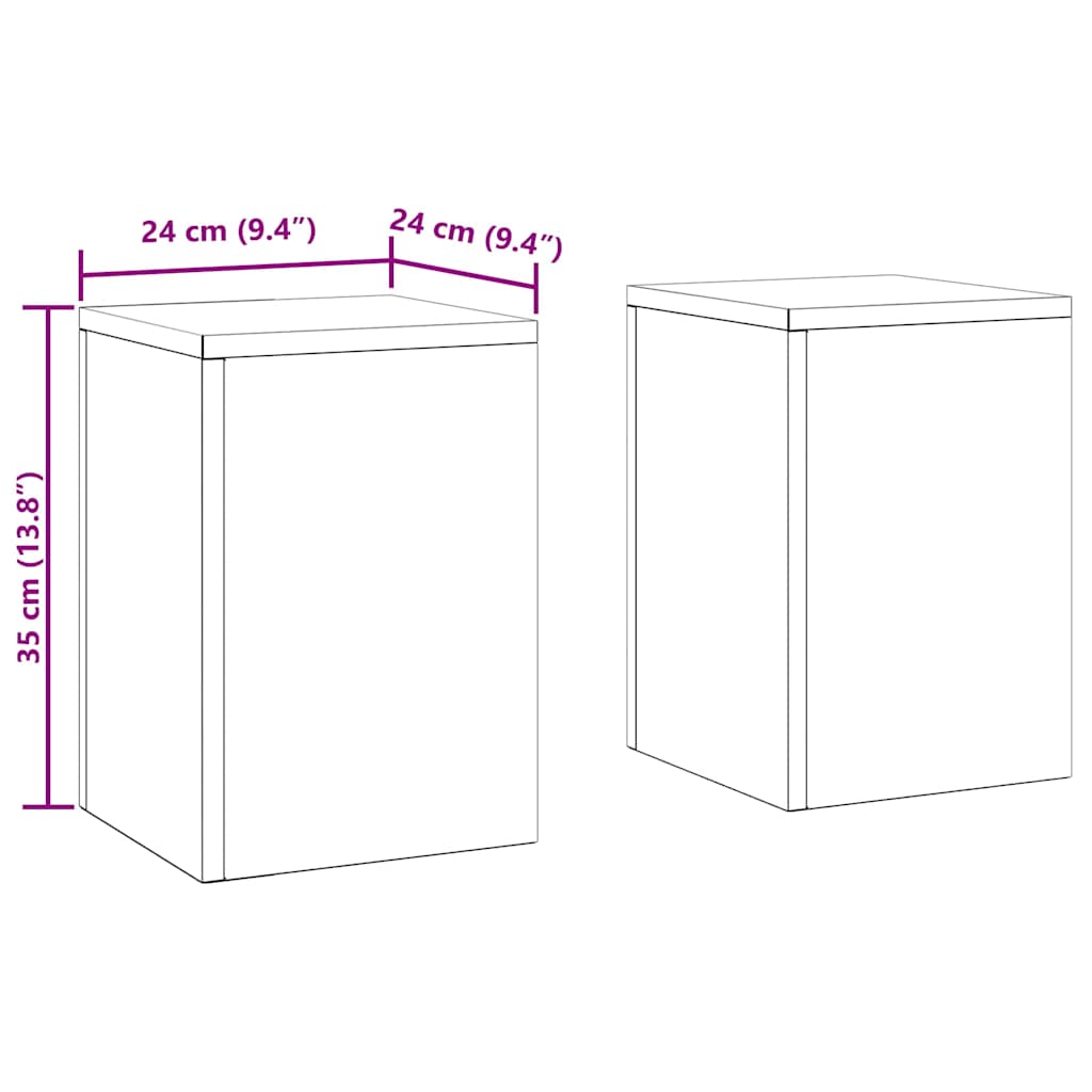 Stalak za biljke 2 pcs Maslinovo zelena 24 x 24 x 35 cm Čelik