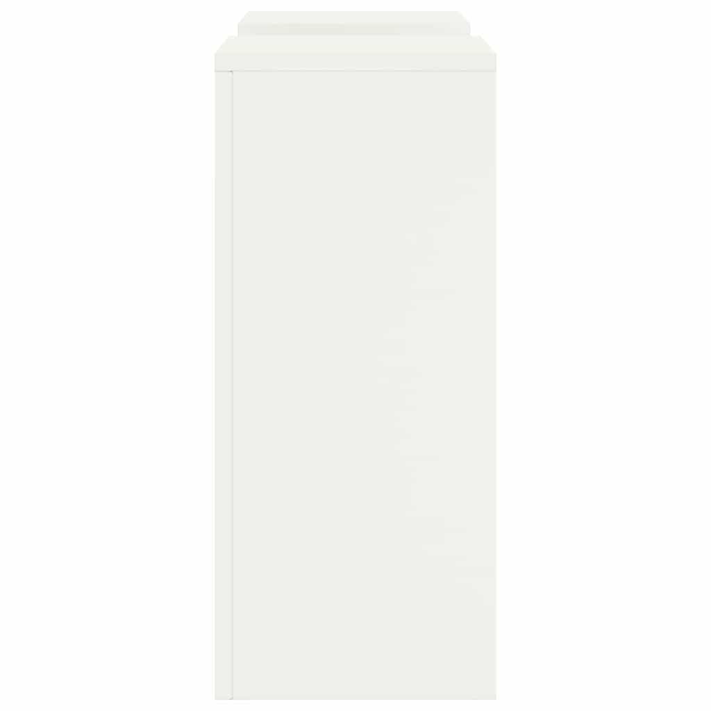 Stalak za biljke 2 pcs Bijelo 24 x 24 x 55 cm Čelik