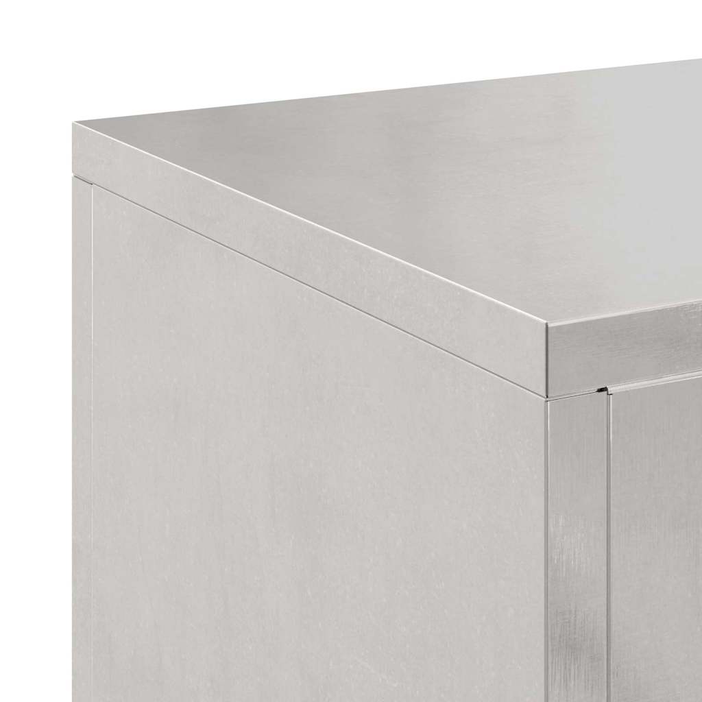 Stalak za biljke 2 pcs Srebrno 24 x 24 x 55 cm Nehrđajući čelik