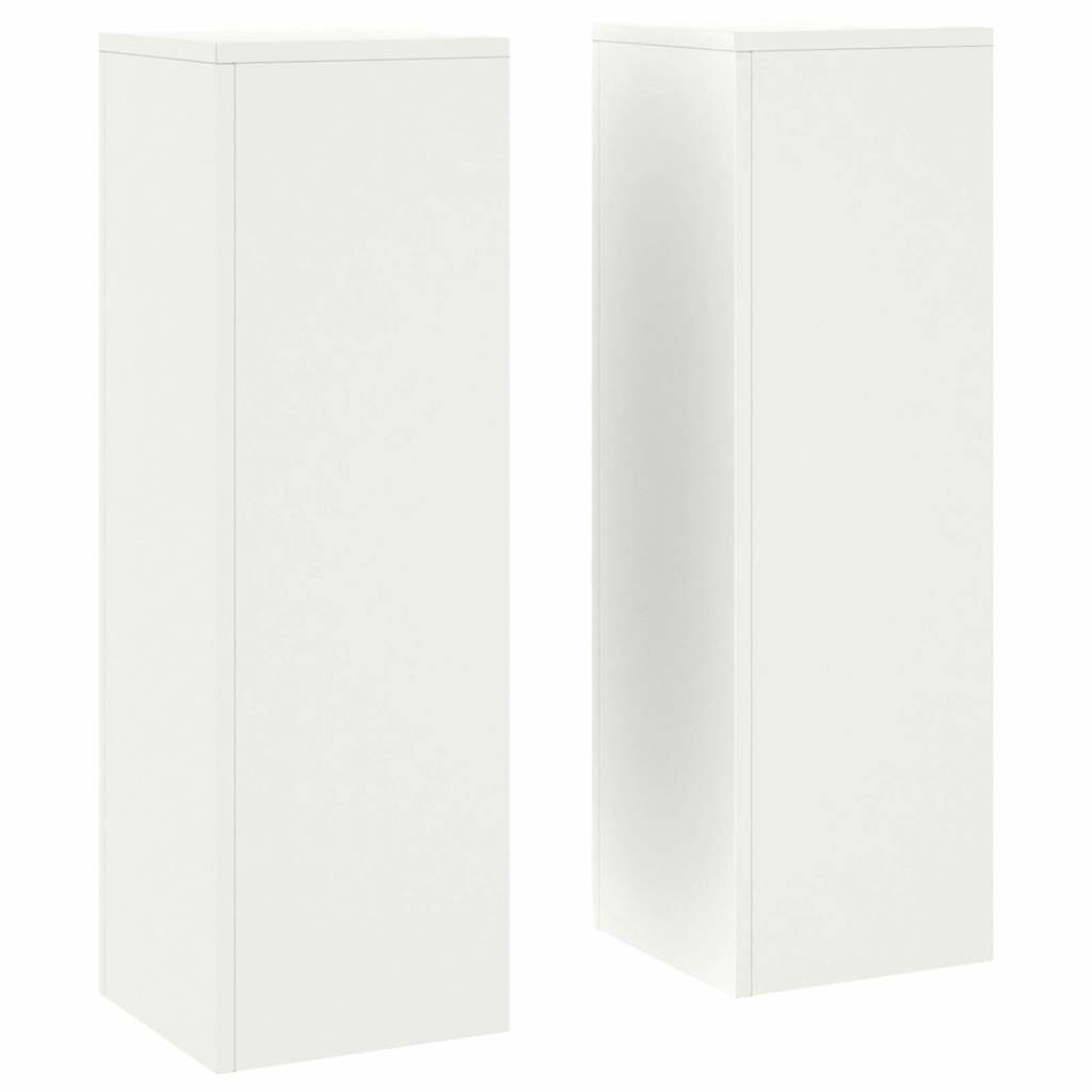 Stalak za biljke 2 pcs Bijelo 24 x 24 x 75 cm Čelik