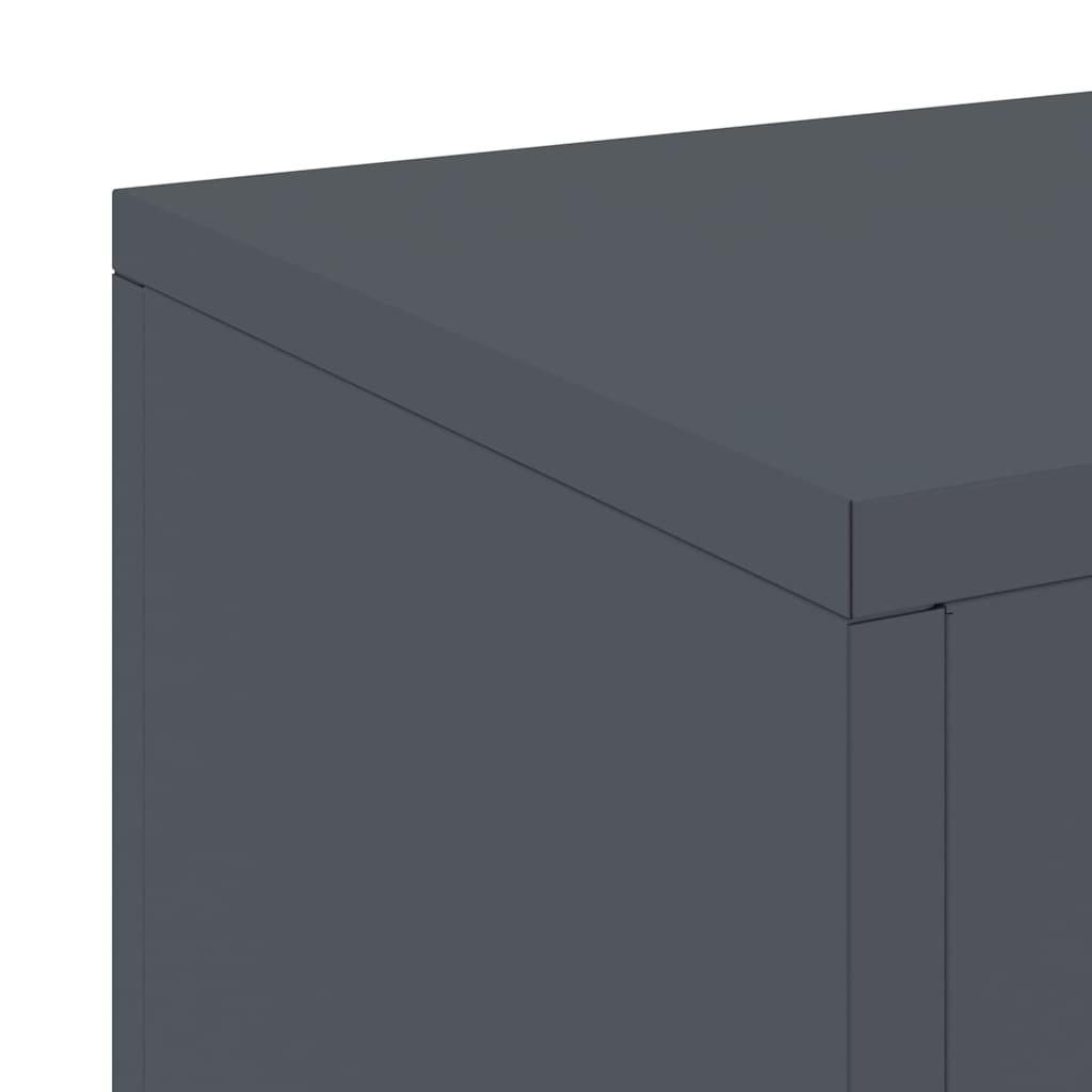 Stalak za biljke 2 pcs Antracit 24 x 24 x 75 cm Čelik