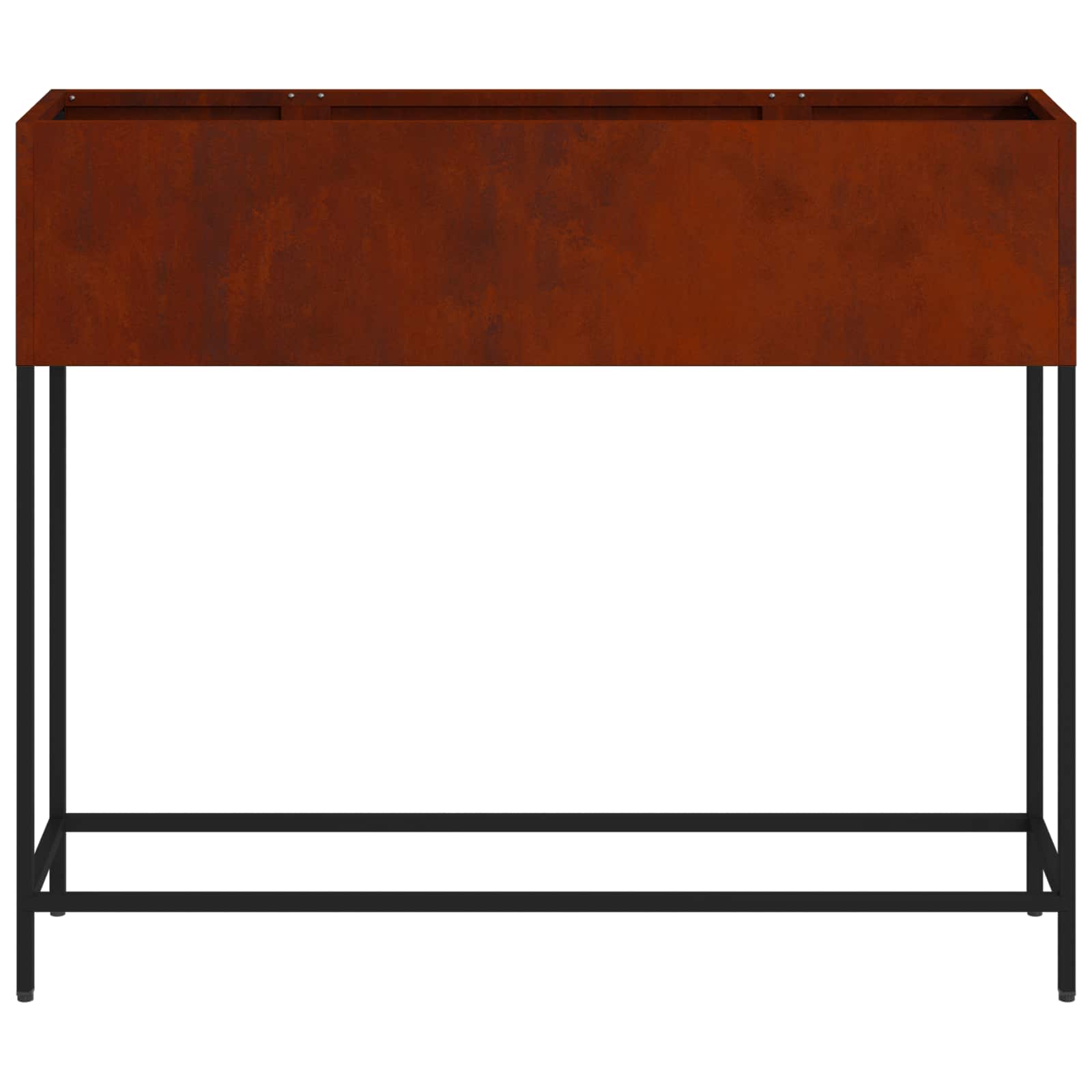 Povišeni Vrtni Planter Rđa 100 x 26 x 82 cm