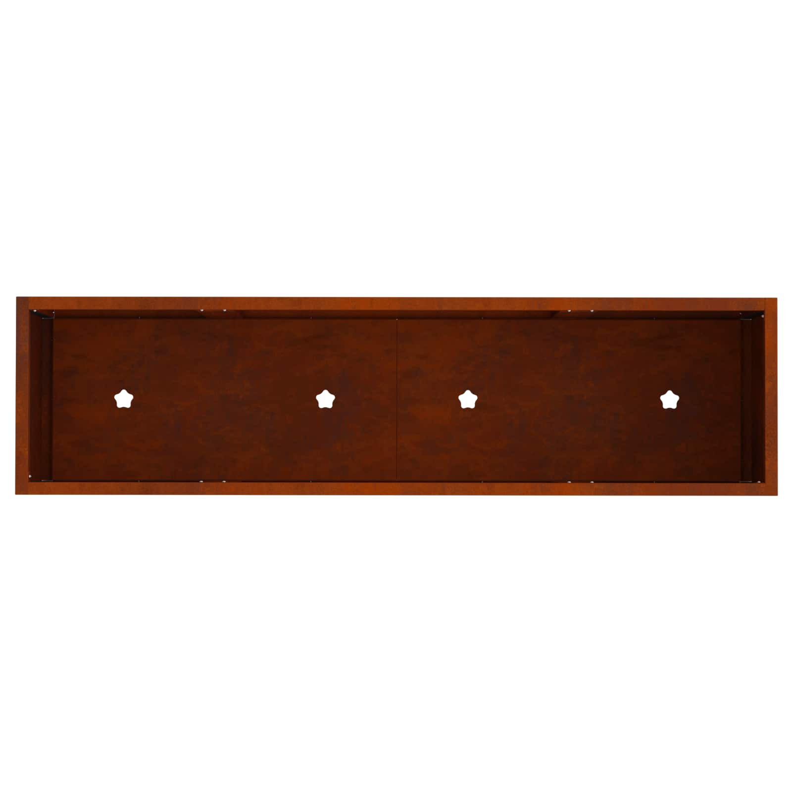 Povišeni Vrtni Planter Rđa 100 x 26 x 82 cm